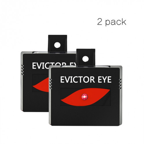 2 Pcs / Pack Répulsif Solaire Ranch Farm Wild Hawkeye Animal Repeller SH3278562-07