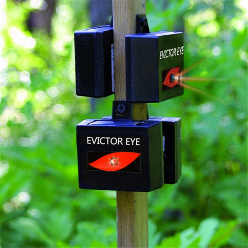 2 Pcs / Pack Répulsif Solaire Ranch Farm Wild Hawkeye Animal Repeller SH3278562-07
