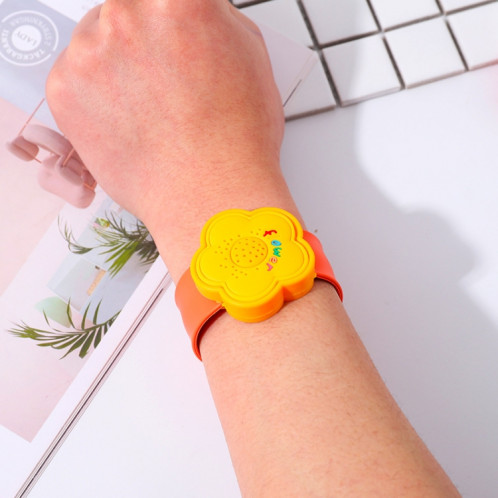 4 PCS Bracelet anti-moustique portable extérieur de bande dessinée anti-moustique Anneau élastique, Style: Fruits populaires SH32011375-09