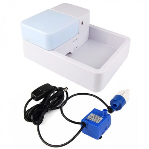 Distributeur d'eau automatique pour chien Cat Teddy Dog Distributeur général pour chien, type de prise: UK (blanc) SH503A580-07