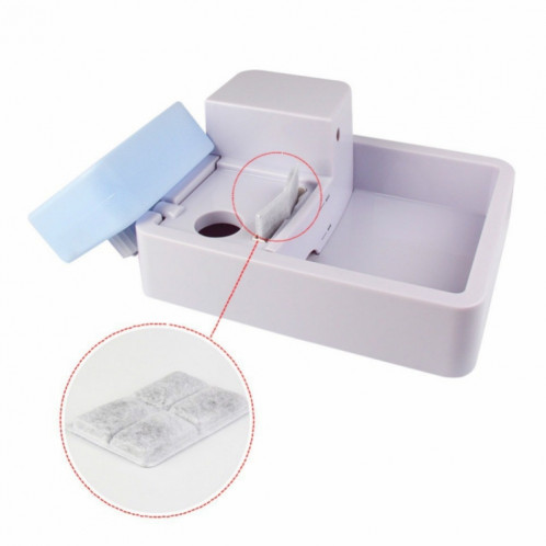 Distributeur d'eau automatique pour chien Cat Teddy Dog Distributeur général pour chien, type de prise: UK (blanc) SH503A580-07