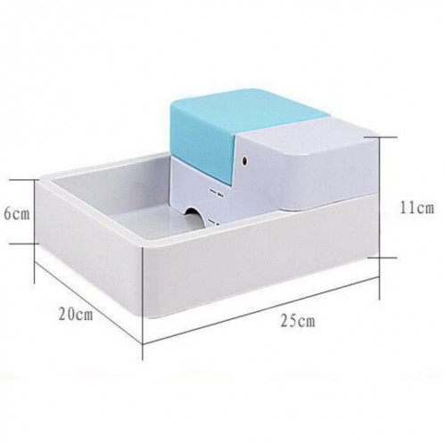 Distributeur d'eau automatique pour chien Cat Teddy Dog Distributeur général pour chien, type de prise: UK (blanc) SH503A580-07
