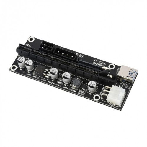 Extension Waveshare PCIe X1 vers PCIe X16, utilisation avec une extension M.2 vers PCIe 4 canaux, 24003 SW6674405-09