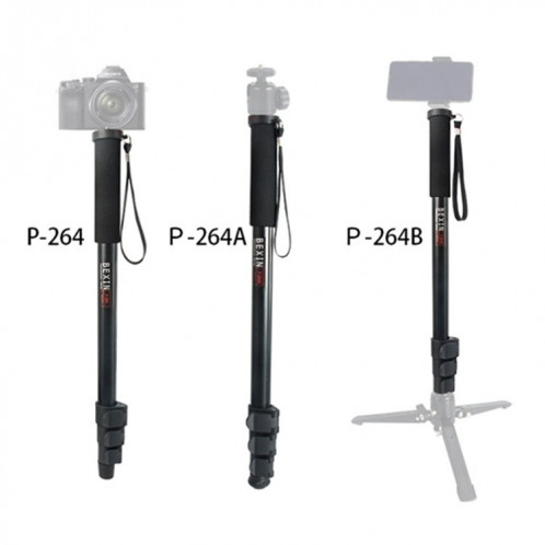 BEXIN P-264A Portable téléphone portable SLR appareil photo photographie monopode support Selfie Mount Alpenstock pôle SB46021087-09
