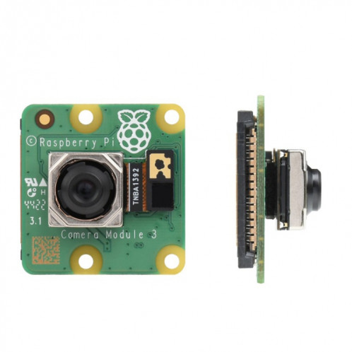 Waveshare pour module de caméra Raspberry Pi 3, haute résolution, mise au point automatique 12MP, IMX708, 75 ° FOV, 23943 SH6633112-07