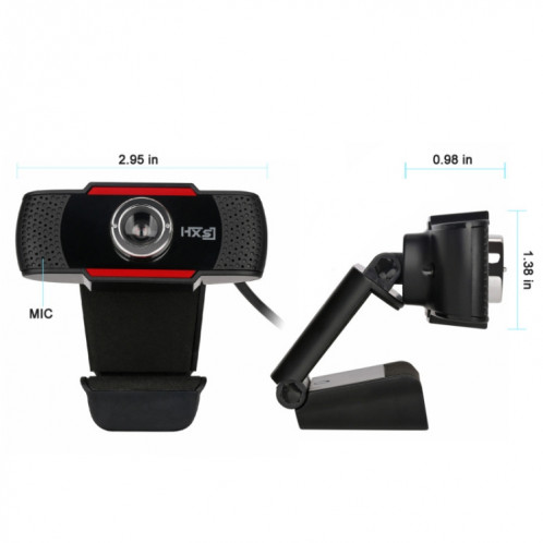 HXSJ USB Webcam HD 300 Megapixel PC Camera with Absorption Microphone SH0497332-07