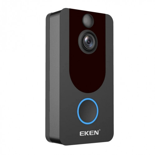 Eken v7 édition standard 1080P Full HD Security Security Security Home Monitor Interphone Smart Phone Video Soorbell Sans Machine Dingdong, Support audio à deux voies, Détection de mouvement PIR, Vision nocturne SH542240-09