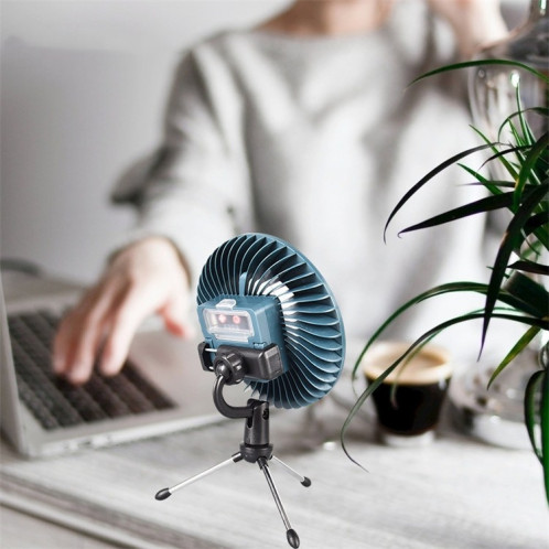 Lampe de ventilateur rechargeable USB Lampe de camping pour tente multifonction à diffusion en direct, Style: Lumière de ventilateur + support SH7302478-07