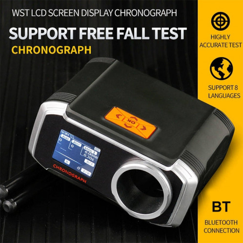 Wosport LCD Écran Affichage du testeur de vitesse chronographe, app Bluetooth Synchronisation Huit langues Afficher la mesure de la vitesse SH6382469-08