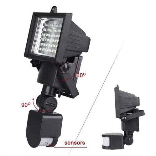 Lampe de tache de lumière d'inondation de sécurité de capteur solaire extérieur lumières solaires à économie d'énergie 100 LED SH88021711-07