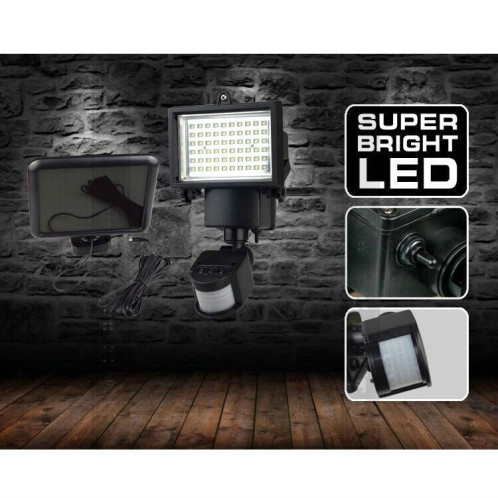 Lampe de tache de lumière d'inondation de sécurité de capteur solaire extérieur lumières solaires à économie d'énergie 100 LED SH88021711-07