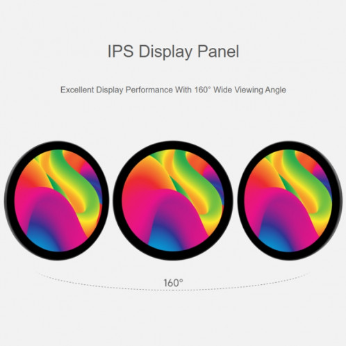 Waveshare 1080x1080 IPS à liaison optique 5 pouces HDMI circulaire 10 points écran tactile (24369) SW601A406-09