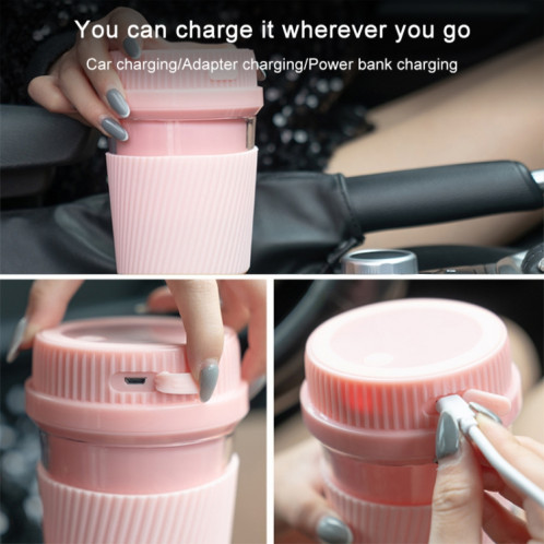 Mini presse-fruits électrique domestique rechargeable USB portable (rose) SH401A1689-015