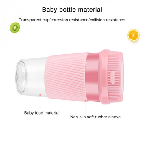 Mini presse-fruits électrique domestique rechargeable USB portable (rose) SH401A1689-015