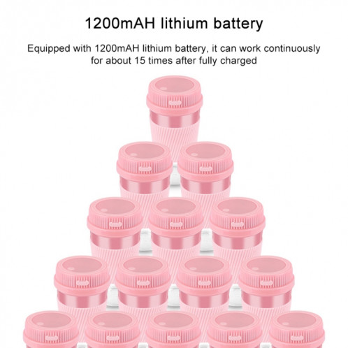 Mini presse-fruits électrique domestique rechargeable USB portable (rose) SH401A1689-015