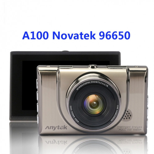 Anytek A100 Caméra de voiture 1080P WDR Moniteur de stationnement Vision nocturne Voiture DVR SA7128374-06