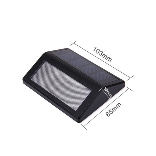 6 LED énergie solaire IP55 étanche capteur de lumière murale lumière pont lumières (lumière blanche) SH501A1573-09