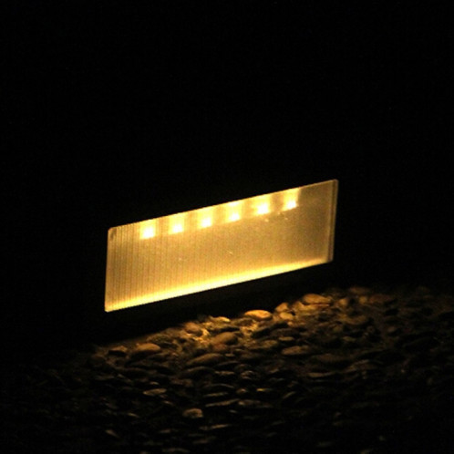 6 LED énergie solaire IP55 étanche capteur de lumière murale lumière pont lumières (lumière chaude) SH501B1162-08
