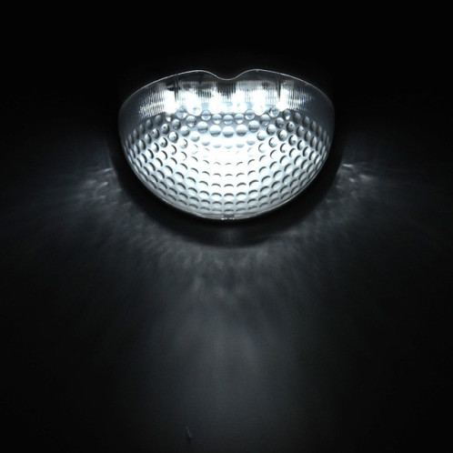 Lampe de jardin semi-circulaire étanche IP55 de contrôle de la lumière solaire (lumière blanche) SH801B13-09
