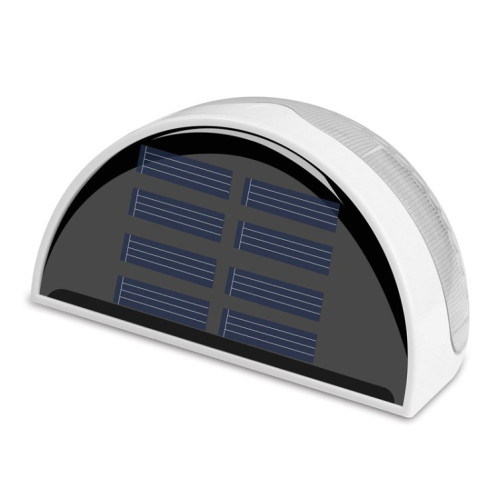 Lampe de jardin semi-circulaire étanche IP55 de contrôle de la lumière solaire (lumière blanche) SH801B13-09