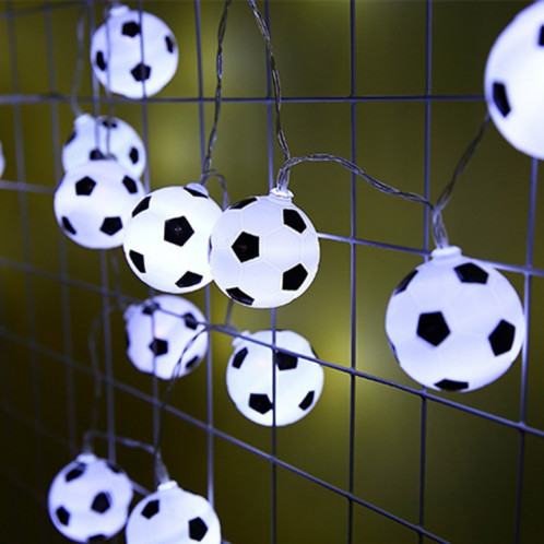 1m 10 LED Football Lantern String KTV Creative LED Lumière Décorative (Lumière Blanc Chaud) SH301A208-05