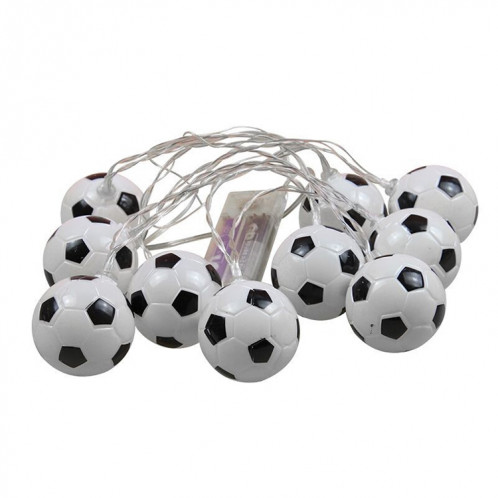 1m 10 LED Football Lantern String KTV Creative LED Lumière Décorative (Lumière Blanc Chaud) SH301A208-05