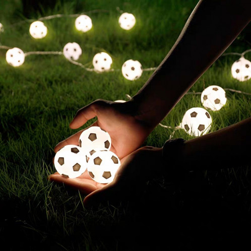 1m 10 LED Football Lantern String KTV Creative LED Lumière Décorative (Lumière Blanche) SH301B1090-05