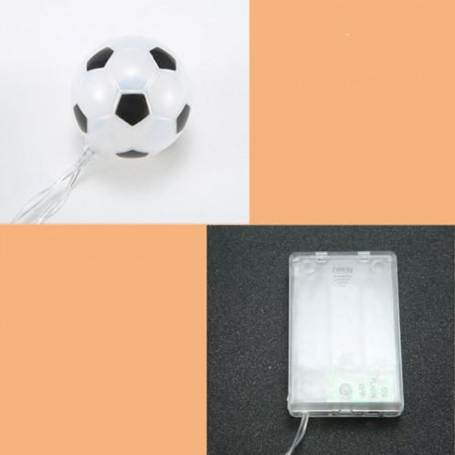 3m 20 LED Ficelle de lanterne de football KTV Creative LED Lumière décorative (lumière blanche chaude) SH303A1506-06