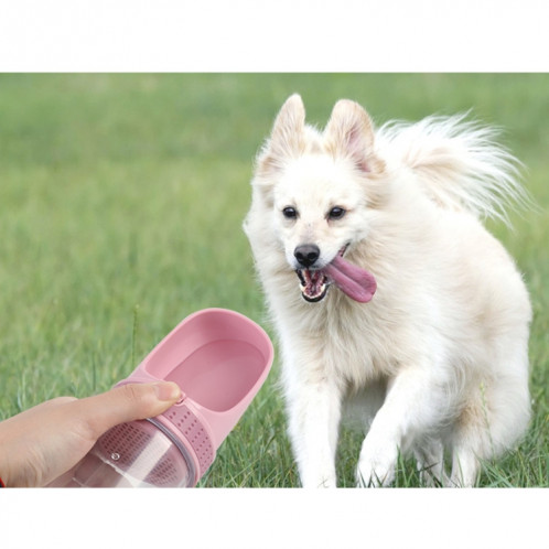 Fournitures pour animaux de compagnie pour chien, chat, fontaine portative d'extérieur avec bouilloire (blanc) SH201D1979-08