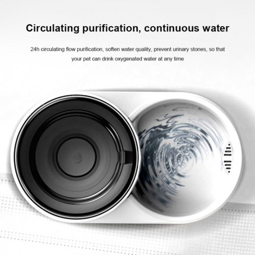Distributeur d'eau automatique pour chat Distributeur d'eau potable pour chien, Style: Fontaine à boire SH65011609-013