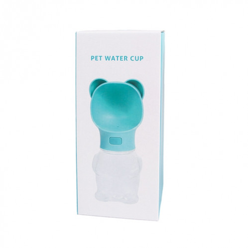Distributeur d'eau portatif extérieur pour chat et chien Fontaine à boire portable, style: petit ours (rose) SH402B895-08