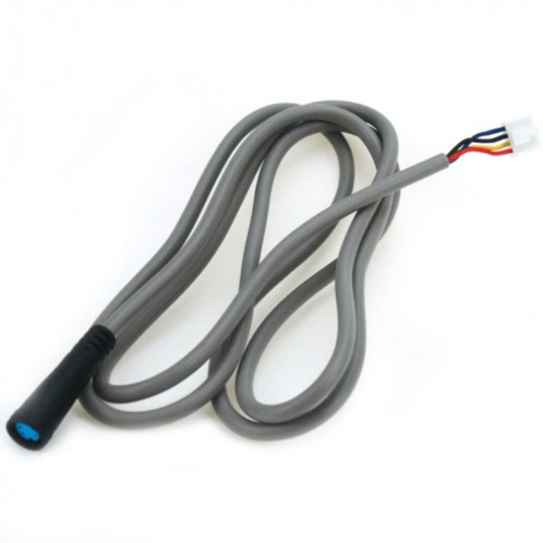 Câble de charge de prise de câble de contrôleur d'adaptateur d'alimentation 2 pièces pour scooter électrique Xiaomi Mijia M365, longueur de câble: 1,2 m (gris) SH901A738-06