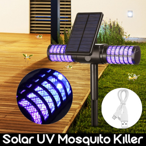Piège à moustiques extérieur de villa de lumière de jardin imperméable solaire SH6642908-09