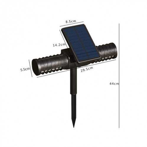 Piège à moustiques extérieur de villa de lumière de jardin imperméable solaire SH6642908-09