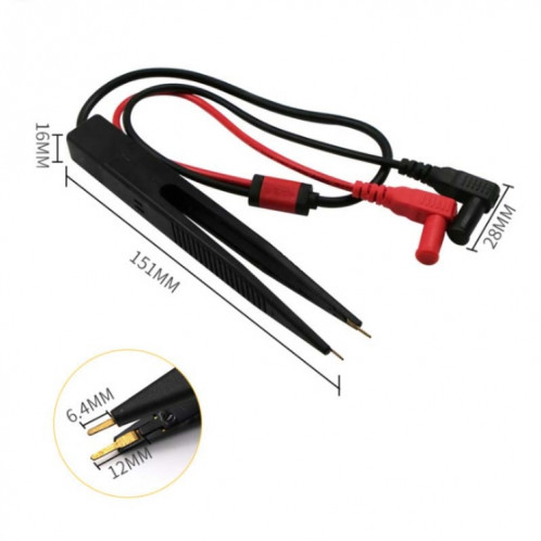 Fils de Test de puce composant outil de test LCR multimètre testeur mètre stylo sonde de Test pince à épiler SH9783953-05