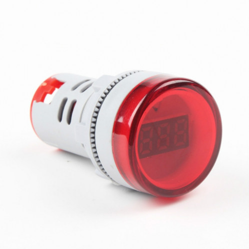 AD16-22DSV Mini affichage numérique 60-500V indicateur général voltmètre ca, trou ouvert: 22 mm (rouge) SH701A1929-08