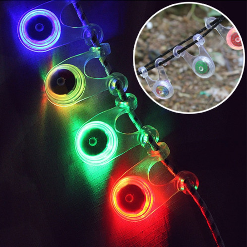 10 PCS Outdoor Camping Tent Silicone Suspension Lampe LED Vélo Avertissement Feu Arrière (Couleur) SH401D1423-07