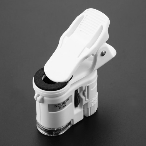 9595W1 Microscope HD de téléphone portable en loupe 60 fois avec lumière LED SH2126902-08