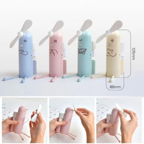 Creative Mobile Phone Support Cartoon Spray Mini Fan Ventilateur USB portable SH201D355-07