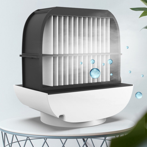 Mini ventilateur multifonctionnel d'humidification aromathérapie ventilateur de bureau portable de bureau à domicile climatiseur de bureau SH101B286-07
