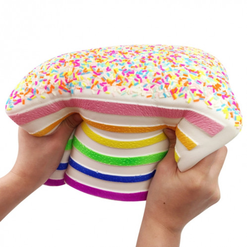 Jumbo Rainbow Triangle Cake Squeeze Toy Slow Rising Stress Relif Jouets pour enfants SH3221850-06