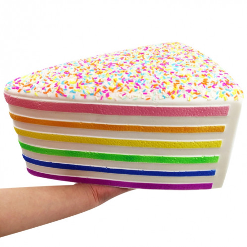 Jumbo Rainbow Triangle Cake Squeeze Toy Slow Rising Stress Relif Jouets pour enfants SH3221850-06