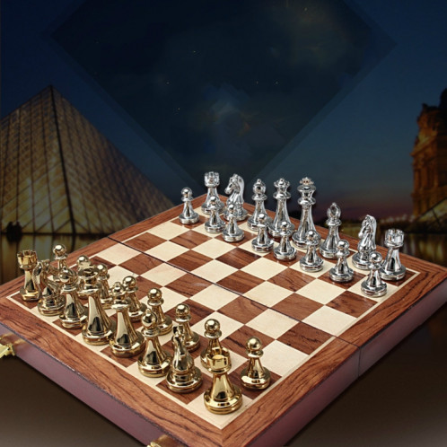 Jeu d'échecs européen simple en alliage de zinc SH5028817-06