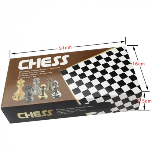 Jeu d'échecs européen simple en alliage de zinc SH5028817-06