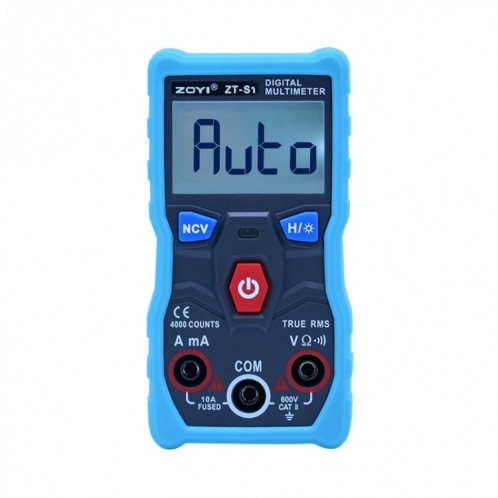 ZOYI ZT-S1 Multimètre numérique intelligent Ampèremètre de capacité automatique (standard bleu) SH701A1284-09