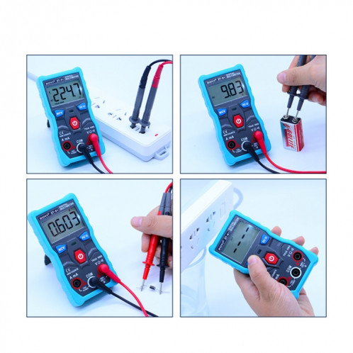 ZOYI ZT-S1 Multimètre numérique intelligent Ampèremètre de capacité automatique (standard bleu) SH701A1284-09