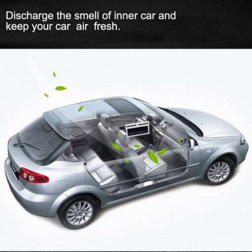 Radiateur de voiture solaire Économie d'énergie Protection de l'environnement Désodorisation Désodorisation Radiateur (noir) SH901A118-07