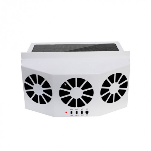 Radiateur de voiture solaire à économie d'énergie Protection de l'environnement désodorisation de désodorisation de désintoxication radiateur (blanc) SH901B439-07