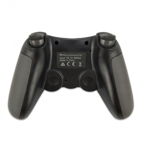Manette de jeu sans fil en caoutchouc avec poignée Bluetooth pour hôte PS4 (orange) SH601D88-07