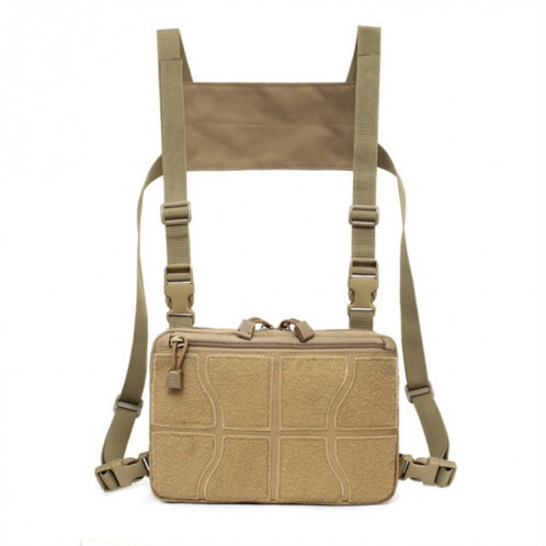 Sac de poitrine multifonctionnel pour sac à dos de stockage portable de sports de plein air (beige) SH201B1047-010